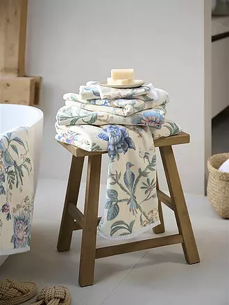 PIP STUDIO | Waschhandschuh 16x22cm SECRET GARDEN Weiss-Blau | 